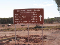 The start of the Canning Stock Route, Wiluna